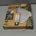 Good Earth Lighting RE1110-SIL-07LF2-G Rechargeable Lithium Battery LED Motion-Activated 7-Inch Round Closet Light - Silver - 25W Incandescent Equivalent - 4000K - Motion Sensing up to 15 ft 