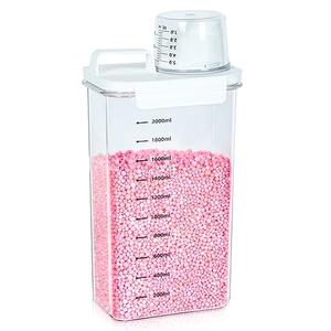 Tokokimo Laundry Powder Dispenser, Laundry Detergent Dispenser for Laundry Room Organization and Storage, Laundry Beads Container, Suitable for Scent Beads, Washing Powder