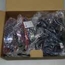 Jumbo C9 Christmas Pathway Lights Outdoor - 8.5 Feet 5 LED C9 Walkway Light, C7 Light Covered Jumbo Multicolor Bulb Christmas Lights Outdoor Decorations for Lawn Holiday Outside Yard Garden (1 Pack)