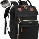 LOVEVOOK Laptop Backpack for Women, 15.6'' Waterproof Nurse Bag Teacher Work Backpack Purse for Women, Travel Computer Backpack for College Office Business Ladies