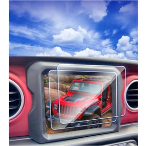 2pcs 2018 2019 2020 2021 2022 2023 Wrangler JL/Gladiator JT Screen Protector for Jeep JLU Rubicon Gladiator 4xe 8.4Inch 2025 Wrangler Gladiator Accessories Tempered Glass Wrangler Unlimited Sahara(NOT FOR 7Inch)