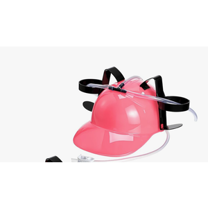 1 Pc Juice Hat Funny soda Hat Helmet Adjustable can Holder Soda Cap with Straw for Christmas Party Gifts