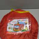 Pop Up Play Tent for Kids Aged 3-5 Years Old Boys and Girls : Fire Truck Tent Playhouse Toy Play Tents for Toddlers 3-5 Kids Tent Indoor Outdoor Playhouse Toys for 3 + Year Old, Fire Truck (Red)