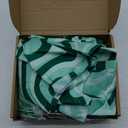 Leumoi 6 Pcs 60s 70s Disco Outfit Women Hippie Costume Accessories Flared Pants Headband Earrings Sunglass (Medium, Stripe)