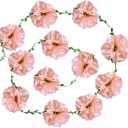 BIG KEYS 4-Piece Paper Flower Set, Garland Decoration, Nude Pink Paper Ball Garland, Suitable for Birthday Decorations, Baby Baptisms, Wedding Engagements, Wedding Banquet Parties, Christmas.