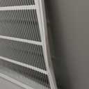 10"W x 10"H [Duct Opening Size] Steel Return Air Filter Grille - Removable Face/Door for 1 inch Filters -HVAC Vent Cover Grill - White [Outer Dimensions: 12 5/8"W X 12 5/8"H]