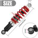 SYOWADA 210mm Front Shock Absorber Shocker Suspension Replacement for Quad ATV Spring Damping 2PCS