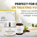 Collagen Youth Cream & Hyaluronic Acid Serum Set by Solarielle Anti-Aging Skincare Duo for Deep Hydration, Firming & Wrinkle Care