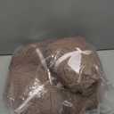 Knyteruna #6 Super Bulky Blanket Yarn for Crocheting - 4 Skeins(Each 10.5oz/300g, 220yds/201m), Chunky Chenille Thick Plush Big Soft Yarn for Crocheting Knitting Blankets, Sand