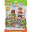 Oriate Kids Dream Mat Girls Toy Car Playmat, Princess Castle Girl Pink Kids Play mat, Parent-Kid Interaction Pretend Game Mat for Playroom Bedroom Floor, Ideal Girl Toys Play and Learn(not Rug) (Fairy Tale Mat)