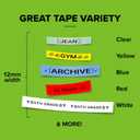 DYMO Label Maker Machine with 3 Tapes - 100H LetraTag Handheld, Includes 3 LT Label Tapes, Perfect for Home & Office Organization