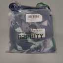 B2prity Women's Ruched Tankini Swimsuits V Neck Wrap Tie Back Two Pieces Bathing Suit Tummy Control Swimwear (Blue, XL)