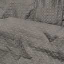 Superior Solitaire Cotton 2 Piece Bedspread Set, Home Bed Decor, Decorative Textured Bed Spread 110"x79", 1 Pillow Sham, Airy Blanket, Matelasse Coverlet Bedding, All-Season Accent Blanket, Twin, Black