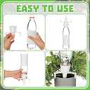 EBOOT 4pcs Large Self-Watering Spikes 6 Inch Plant Automatic Watering System Vacation Plant Irrigation Devices Automatic Irrigation Spikes for Indoor Outdoor Plants Home Office Balcony Planters