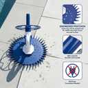 Automatic Pool Cleaner for Inground & Above Ground Pools, Powerful Suction-Side Pool Vacuum Sweeper with 33FT Hose, Efficiently Climbs Walls for Spotless Cleaning