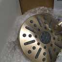 Delta 6-Setting In2ition 2-in-1 Dual Shower Head with Handheld High Pressure ProClean Spray, Brushed Gold Detachable Shower Head with Hose, 1.75 GPM Flow Rate, Champagne Bronze 75655CZ