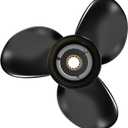 OEM 13 1/4x17 Upgrade Aluminum Propeller Fit BRP,Johnson,Evinrude,OMC Stern Drive 40-140hp(Hub Kits Included),13 Spline,Parts No. 765183,RH