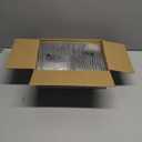 Rubtlamp 180 Pcs Silver Plastic Silverware, Silver Utensils Heavy Duty, Elegant Plastic Cutlery, Fancy Disposable Flatware, Forks Spoons and Knives Set For Party Mother's Day