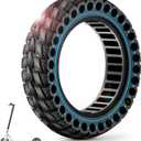 BANGTING 1PCS 60/70-6.5 Scooter Tire, 10x2.5 inch Tire Solid for Segway Ninebot Max G2 / G30 / G30D / G30E / G30E / G30LP / G30D II / G30 Max, 10x2.5-6.5 Tires Replacement for Electric Scooter (Blue)