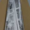Aetyord Towel Racks for Bathroom Over The Door Towel Rack Towel Storage with Metal Shelf Basket and Hooks White