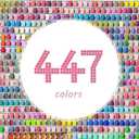 ZORETCO 223500 Pcs 447 Colors Diamond Art Painting Beads, 5D Diamond Painting Accessories, Round Diamond Painting Drills Diamonds Flat Bottom Rhinestones for Bead Art Gem Art Craft