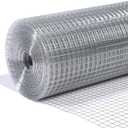 1/2 inch Hardware Cloth 36 inch x 50 Foot,Hot-Dipped Galvanized After Welding, Wire Screen Mesh Roll Chicken Wire Fence Roll Gopher Wire Mesh Tree Guard Wire Mesh Roll, 1/2in 36in x 50ft 19Gauge