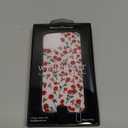 Wildflower Cases - Red Roses Case, Compatible with Apple iPhone 15 Plus | Red, White, Floral, Roses, Trendy, Coquette - Protective Black Bumper, 4ft Drop Test Certified, Women Owned Small Business
