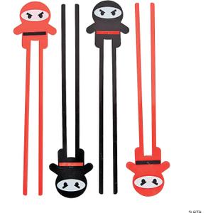 Ninja Plastic Chopsticks - 12 Ct.