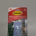 Command Outdoor Large Clear Wall Hooks, 1 Hook and 2 Command Strips, Damage Free Hanging Wall Hooks for Hanging Christmas Decorations with Weather Resistant Strips, Holds up to 4 lb (Transparent)