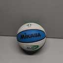 Mikasa National Junior Basketball official game ball rubber cover (Official size and Weight, Blue/Green/White - Size 7)