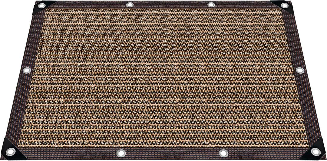 80% Shade Cloth, Durable Mesh Tarp with Grommets, Garden Sunblock Shade Cloth Shading Antifreezing for Plants Cover, Greenhouse, Barns Kennel, Patio, Tomatoes