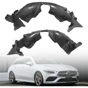 SecosAutoparts 2Pcs Splash Shield Fender Liner Set Inner Front Driver & Passenger Side Compatible with Mercedes-Benz CLA250 2014-2019 Replace# 2466900100, 2466900200, MB1248175, MB1249175