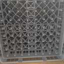 Aurelema 4 Pack Commercial Dishwasher Tray Rack, Peg Dish, Gray