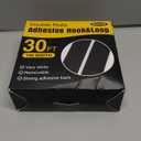 Navona 30Ft x 1 Inch Hook and Loop Strips with Adhesive  2 Rolls Heavy Duty Hook and Loop Tape with Backing for Home, Office, School, and Crafting Projects, Black