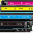 215A Toner Cartridges 4 Pack (with Chip) Compatible Replacement for HP 215A W2310A W2311A W2312A W2313A for Color Pro MFP M183fw M182nw M182n Pro M155a M155nw Printer (Black Cyan Magenta Yellow)