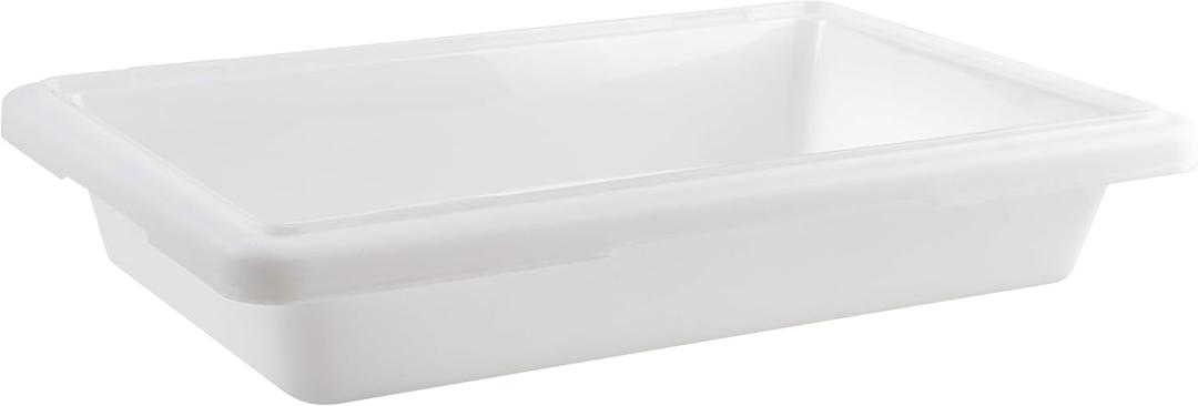 Winco Commercial Food Storage Box/Tote for Restaurant, 12" x 18" x 3"