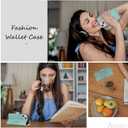 Wallet Case for iPhone 13 Mini, [RFID Blocking] Protective PU Leather Flip Cover with Card Slot Cash Pocket for iPhone 13 Mini(Green)