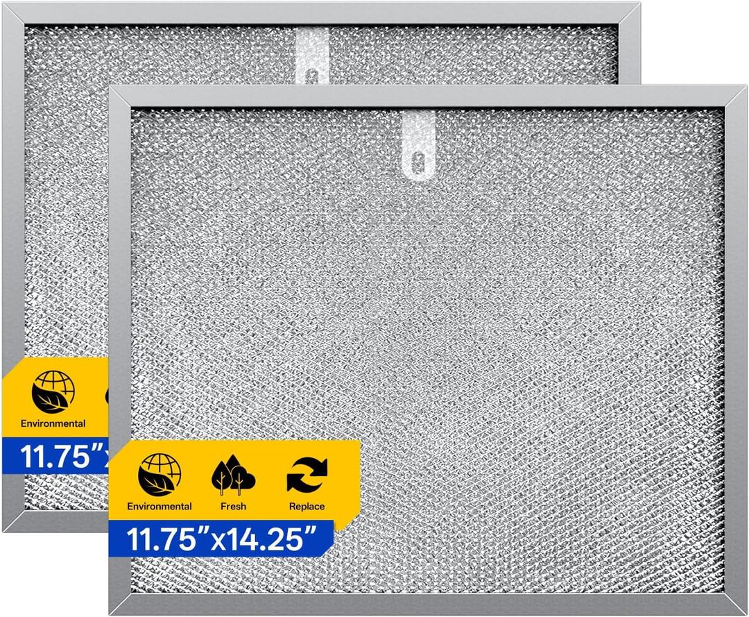 Allure Stove Range Hood Filter BPS1FA30 99010299 11.75"*14.25" Compatible For B-roan N-utone Aluminum Grease Mesh Charcoal Carbon Combo 30" wide QS Series Replaces 99010305 AP3378953 Range Hood Filter