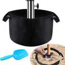 Beach Umbrella Base Weight Bag with Sand Anchor 600D Oxford Cloth Sand Weights Bags with Shovel Fillable Sand Bags for Sun Umbrella Stand Base Stainless Steel Beach Umbrella Stand Holder