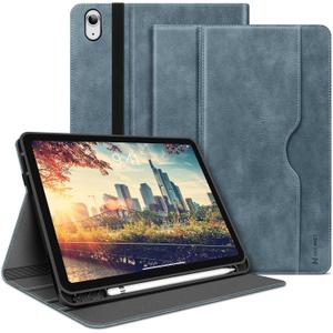 H HOLIMET Case for iPad (A16) 11th Generation 11'' 2025/ iPad 10th Generation 2022 New iPad 10.9 Inch Case with Pencil Holder, Protective Cases Shockproof Cover, Blue