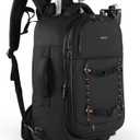 Cwatcun Rolling Camera Backpack Luggage With Trolley Wheel for DSLR Cameras,Lenses,Extra Large for Professional Photographer (Black)