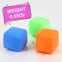 24 Pack Slow Rising Stress Cube , Dough Stress Balls Soft Fidget Squishy Toys for Anxiety Relief, Pull Stretch Classroom Prize Party Favors Toys for Kids, Small
