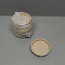 Swuut Ceramic Soy Sauce Dish, 3.5 Inch Dipping Bowls Side Dishes Set of 6, Small Appetizer Pinch Dip Bowls for Condiments, Sushi, Ketchup, BBQ (Nude)