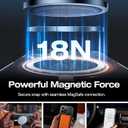 TORRAS Shockproof for iPhone 15 Pro Max Case Clear [Military-Grade Drop][Compatible with MagSafe][Yellowing Resistant] Hard PC Back, White Bumper Phone Case iPhone 15 Pro Max, Clear