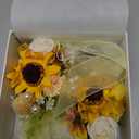 Ling's moment 2pcs Prom Wrist/Shoulder Corsage Artificial Flower, Girl/Mother Homecoming/Wedding Corsage Wristlet Dcor, etc. Sunflower Yellow