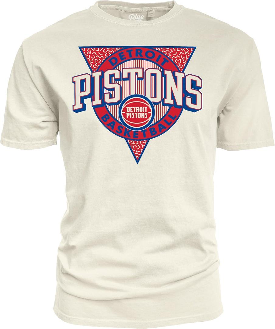 Blue 84 NBA Unisex-Adult NBA Officially Licensed T-Shirt Ringspun Triblock Ivory (S)