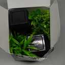 GREENTIME 4 Pack Fake Plants in Black Pot Mini Artificial Eucalyptus Potted Plant Small Faux Grass Greenery Potted for Indoor Home Office Farmhouse Bathroom Table Decoration