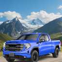 in-Channel Rain Guards Fit for Truck 2019-2026 Chevy Silverado 1500/GMC Sierra 1500 Double Cab, Window Rain Guards Visors Vent Visors Window Deflector Vent Shades Car Accessories -4 pcs