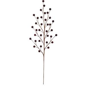 Burgundy Holly Berry Stems with 35 Lifelike Berries | 17-Inch | Holiday Xmas Picks | Decorative Berry Sprays for Trees, Wreaths, & Garlands | Christmas Collection | Home & Office Decor (Set of 12)