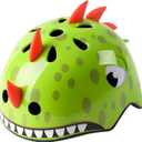 Toddler Kids Bike Helmet, Adjustable and Multi-Sport, (Green dragon), Size: S: 50-54 cm / 19.6"-21.3"
